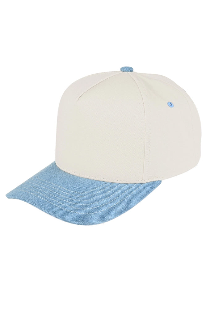 Two Tone Canvas Trucker Hat