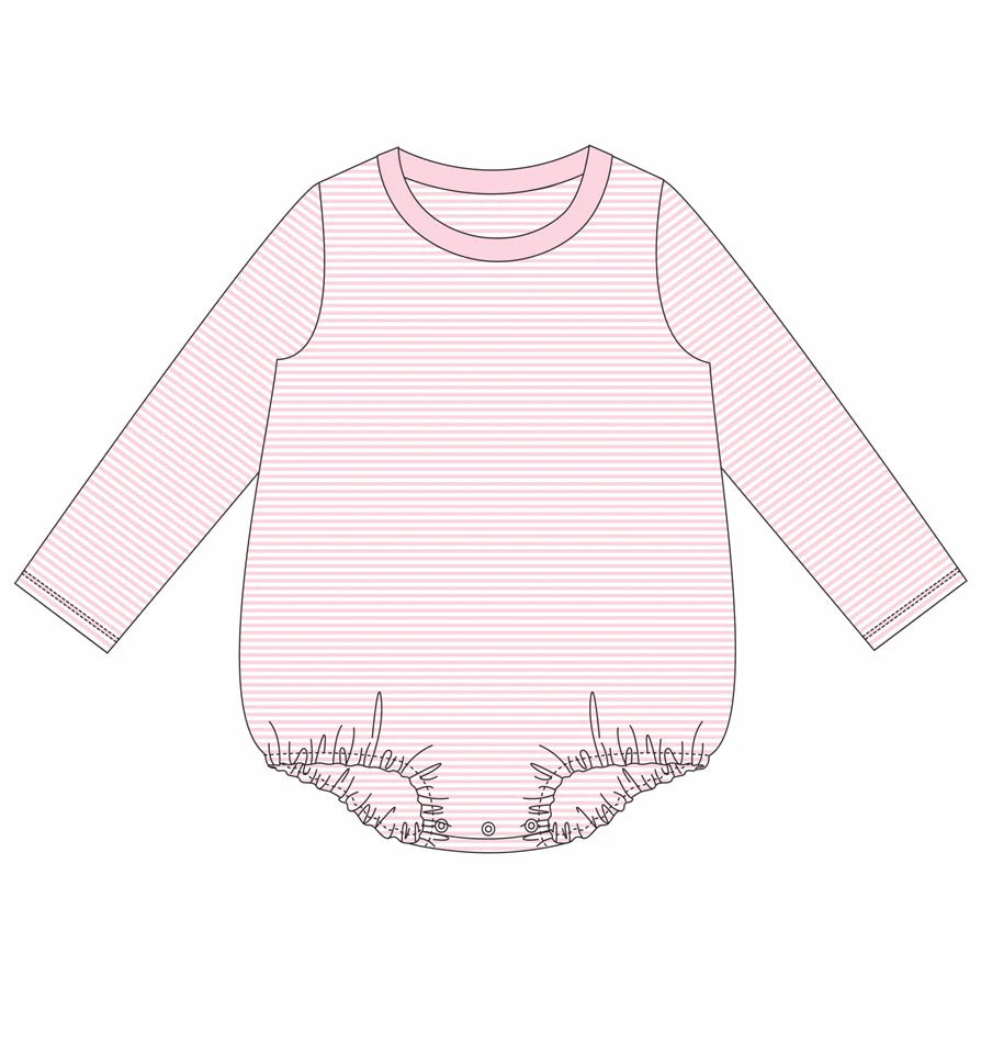 Striped Long Sleeve Bubble