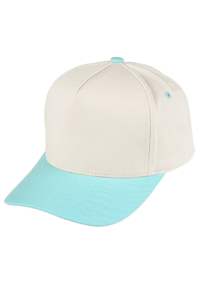 Two Tone Canvas Trucker Hat