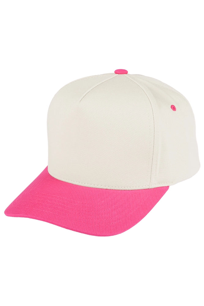 Two Tone Canvas Trucker Hat