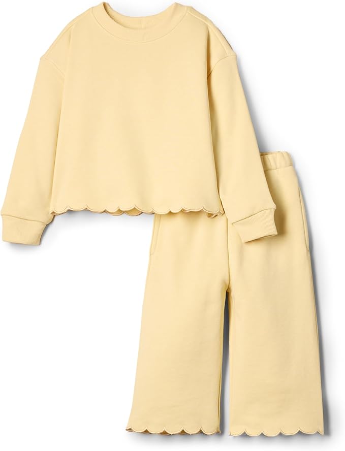 Scalloped Pants Set