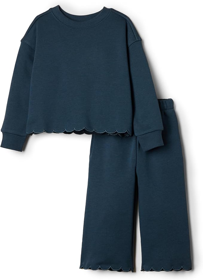 Scalloped Pants Set