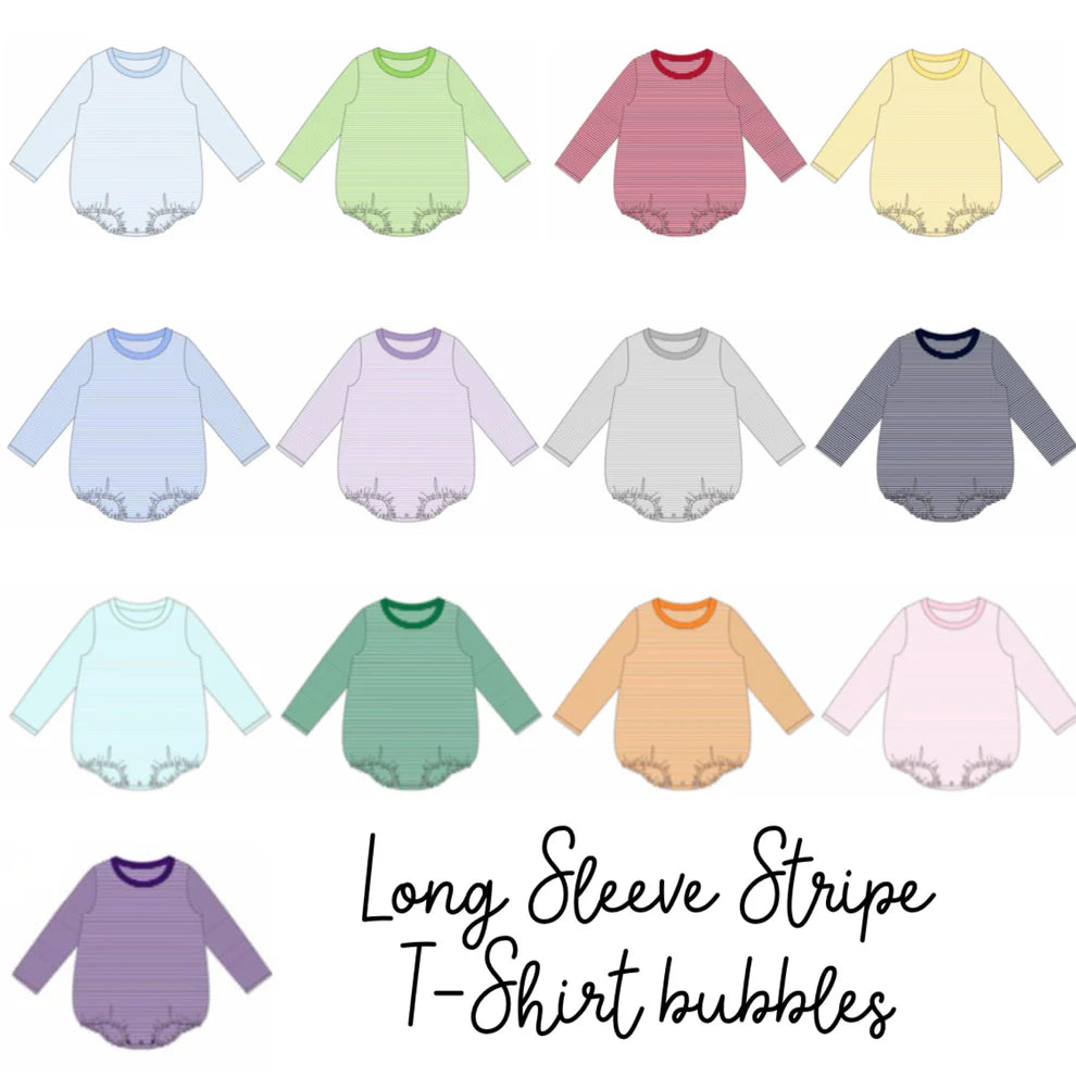 Striped Long Sleeve Bubble