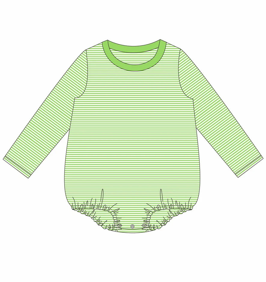 Striped Long Sleeve Bubble