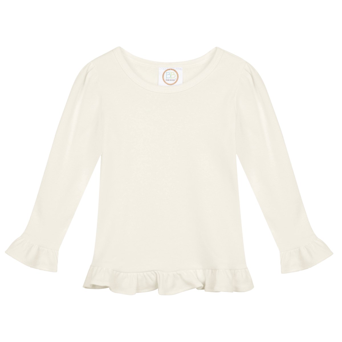 Long Sleeve Ruffle Tshirt