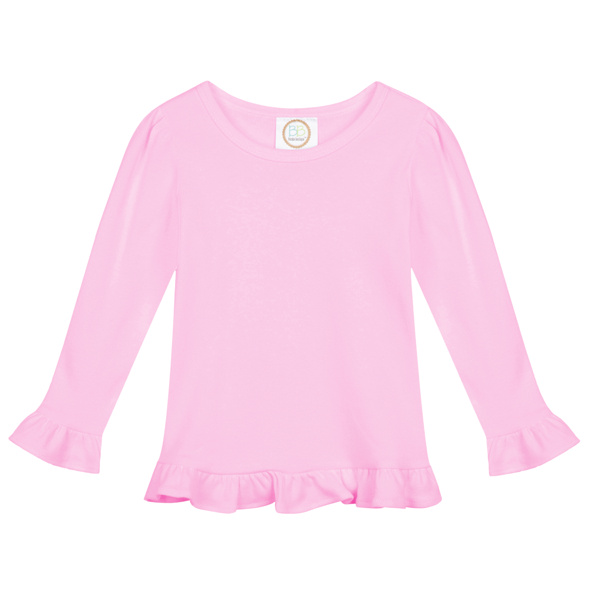 Long Sleeve Ruffle Tshirt