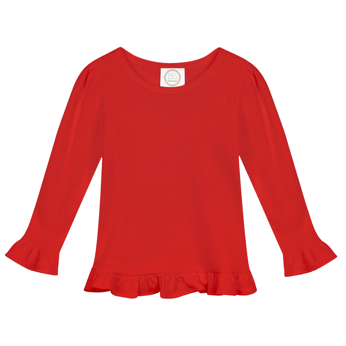 Long Sleeve Ruffle Tshirt
