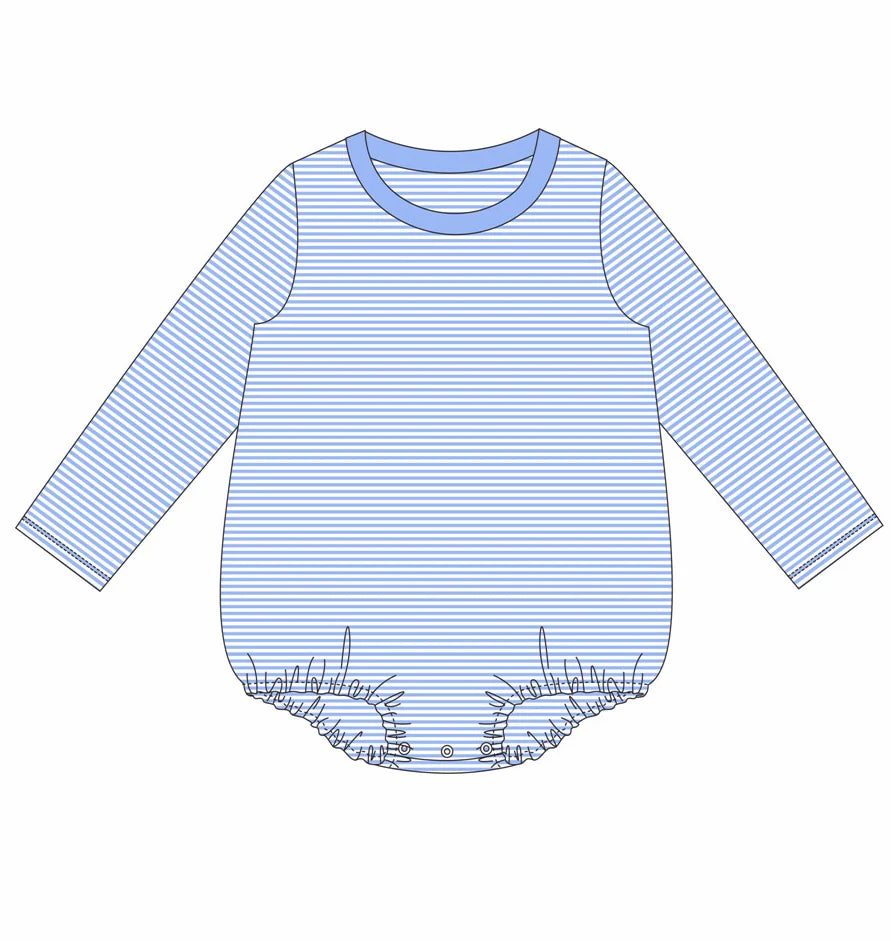 Striped Long Sleeve Bubble