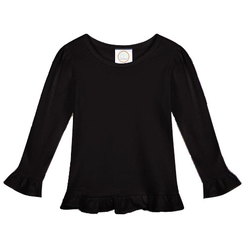 Long Sleeve Ruffle Tshirt