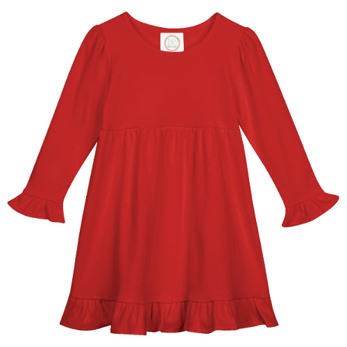 Long Sleeve Ruffle Dress