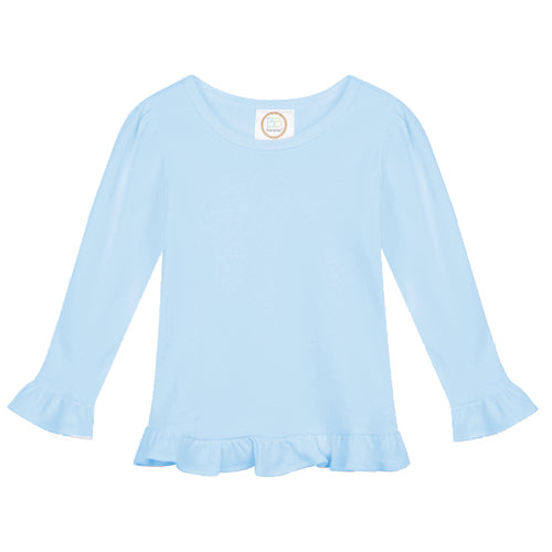 Long Sleeve Ruffle Tshirt