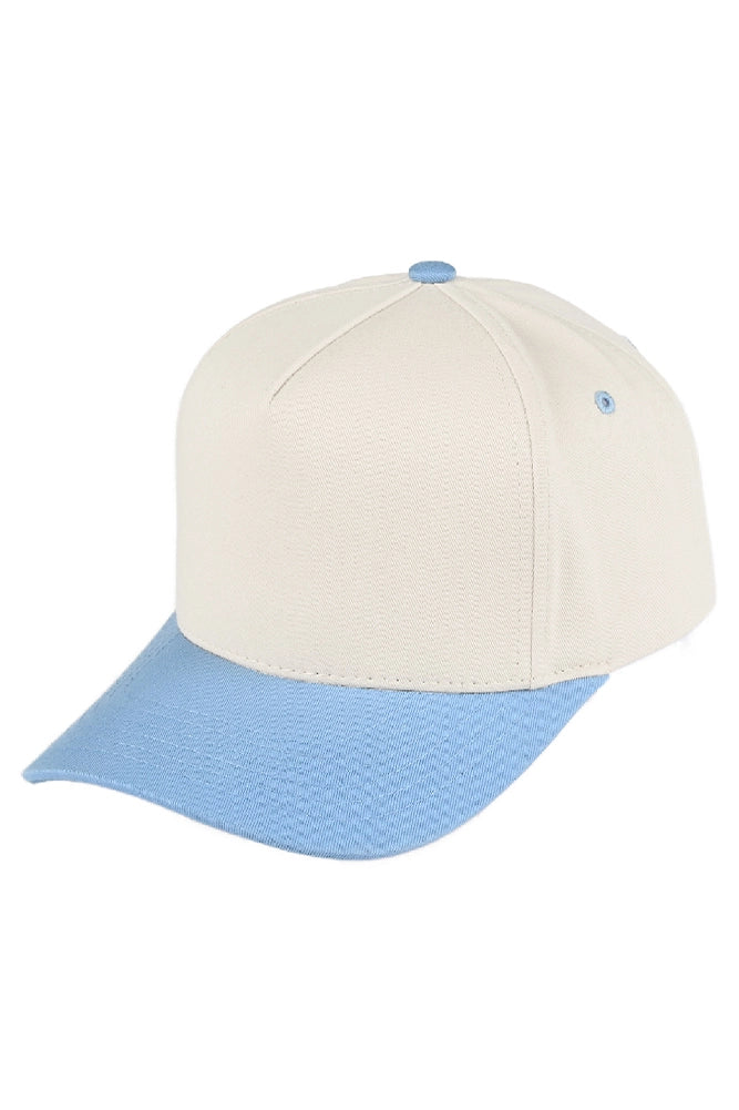 Two Tone Canvas Trucker Hat