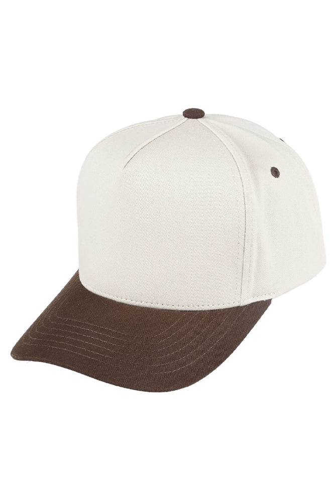 Two Tone Canvas Trucker Hat