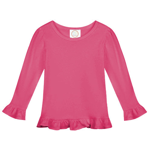 Long Sleeve Ruffle Tshirt
