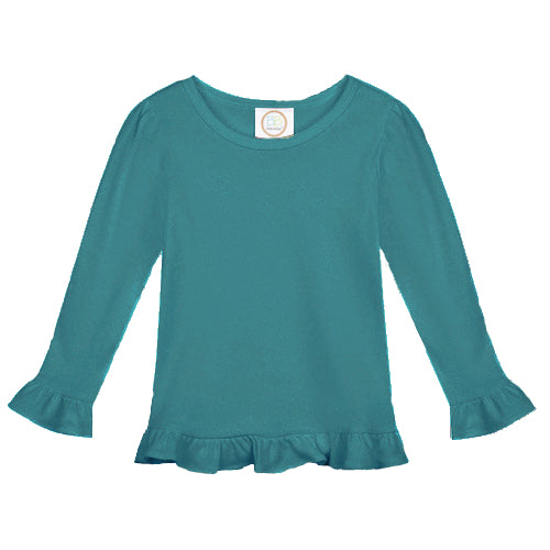 Long Sleeve Ruffle Tshirt