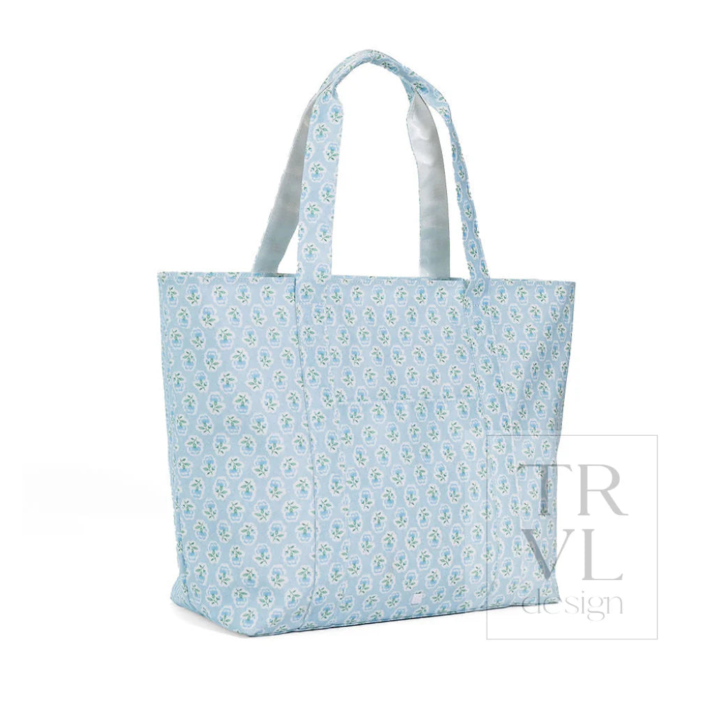 JUMBO TOTE - PETITE FLEUR BLUE