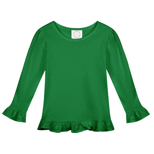 Long Sleeve Ruffle Tshirt