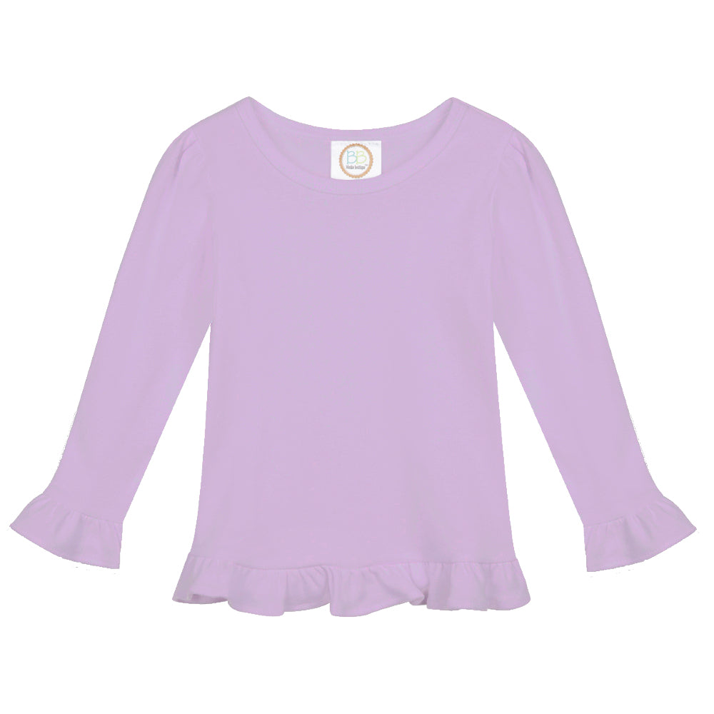 Long Sleeve Ruffle Tshirt