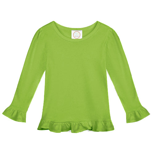 Long Sleeve Ruffle Tshirt
