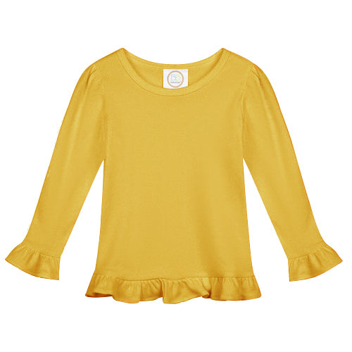 Long Sleeve Ruffle Tshirt
