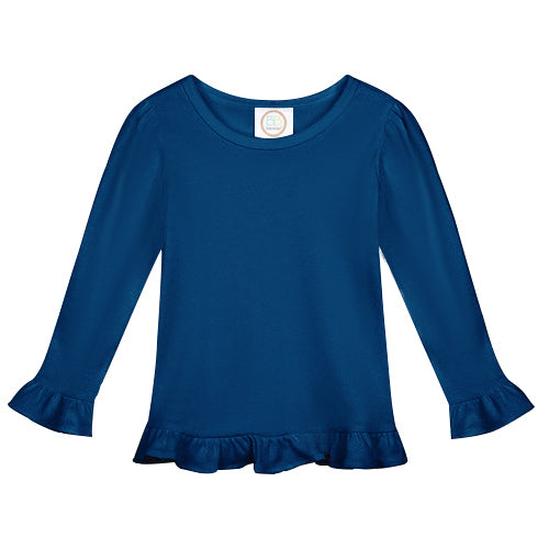 Long Sleeve Ruffle Tshirt