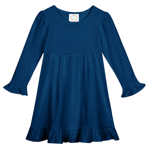 Long Sleeve Ruffle Dress