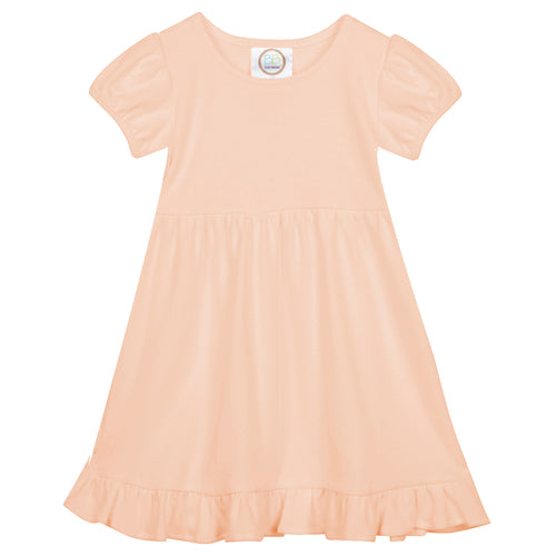 Short Sleeve Ruffle Dress