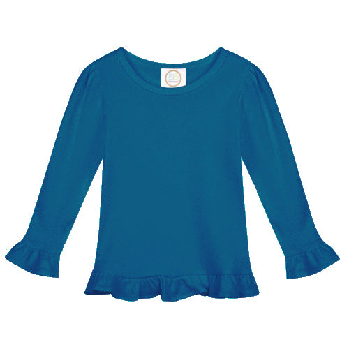 Long Sleeve Ruffle Tshirt