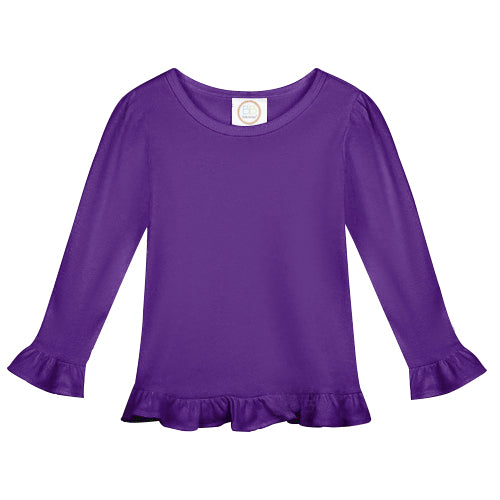 Long Sleeve Ruffle Tshirt