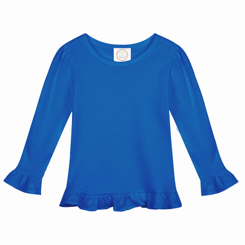 Long Sleeve Ruffle Tshirt