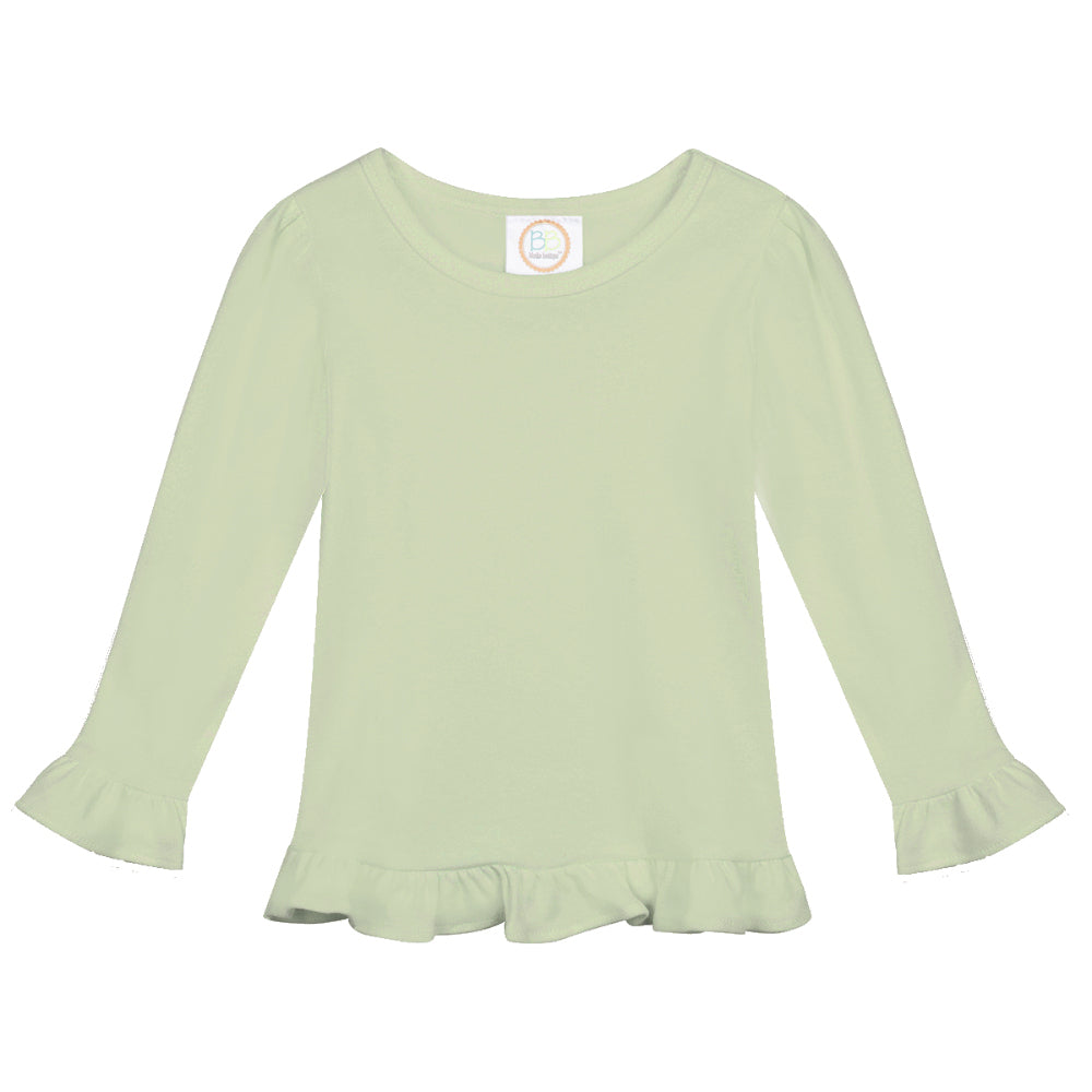 Long Sleeve Ruffle Tshirt