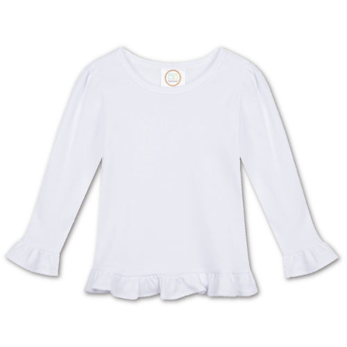 Long Sleeve Ruffle Tshirt