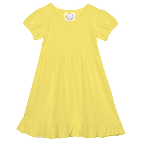 Short Sleeve Ruffle Dress