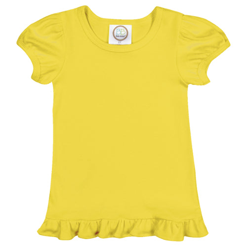 Puff Sleeve Ruffle Shirt