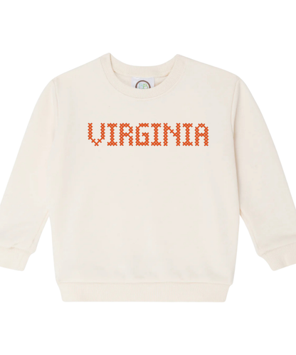 Custom Team Cross Stitch Sweatshirt