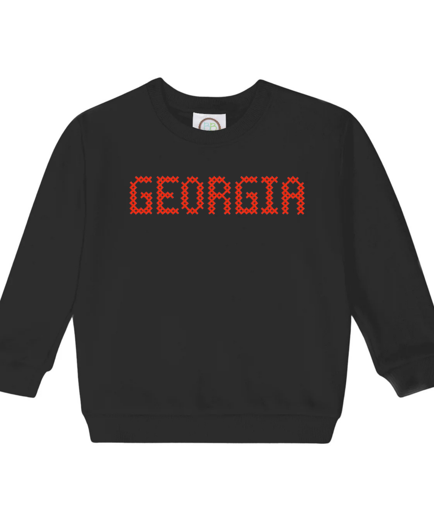 Custom Team Cross Stitch Sweatshirt