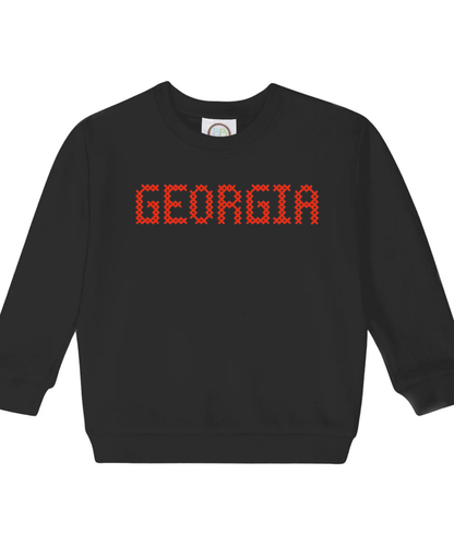 Custom Team Cross Stitch Sweatshirt