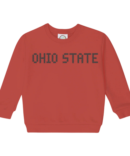 Custom Team Cross Stitch Sweatshirt