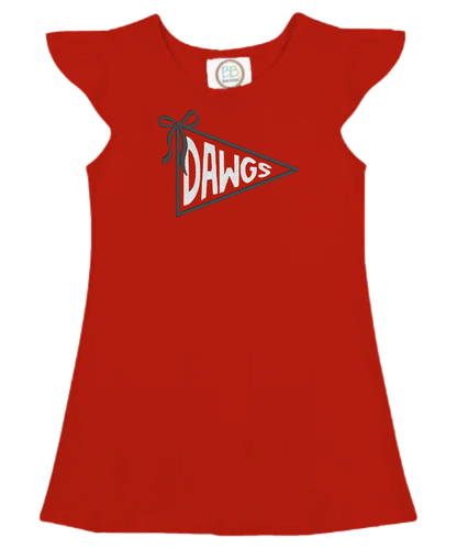 Custom Team Bow Pennant Dress