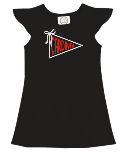 Custom Team Bow Pennant Dress