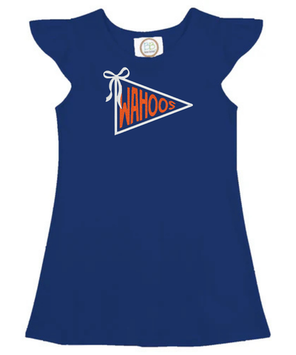 Custom Team Bow Pennant Dress