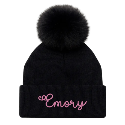 Pom-Pom Kid's Beanie