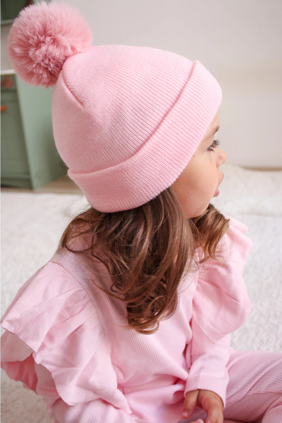 Pom-Pom Kid's Beanie