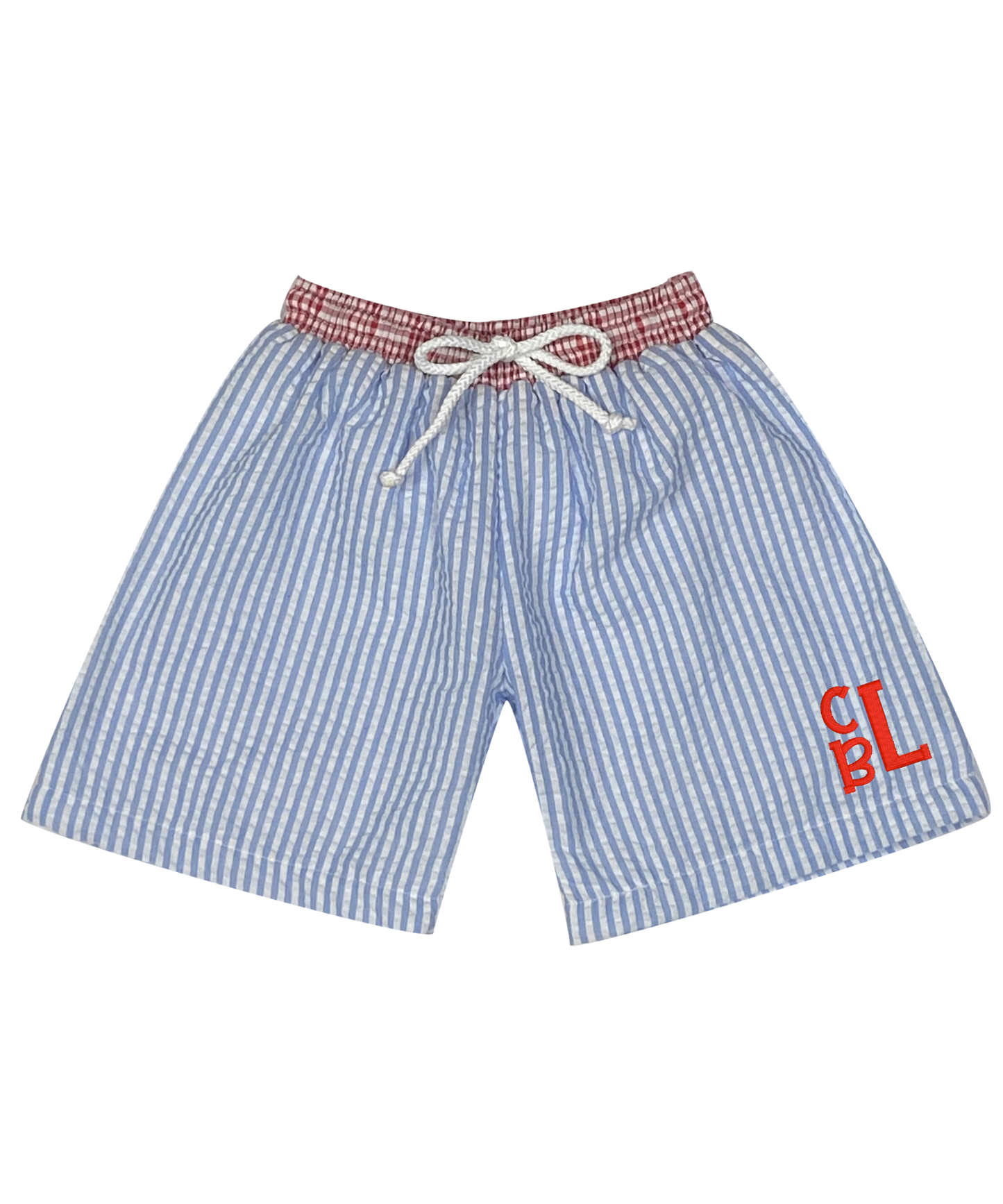 Seersucker Swim Shorts