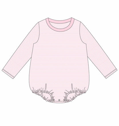 Striped Long Sleeve Bubble