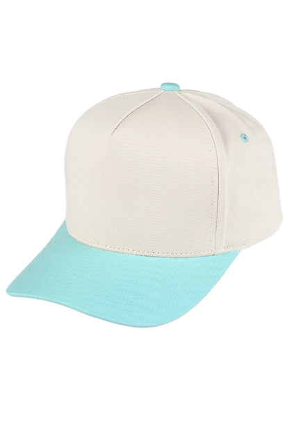 Two Tone Canvas Trucker Hat