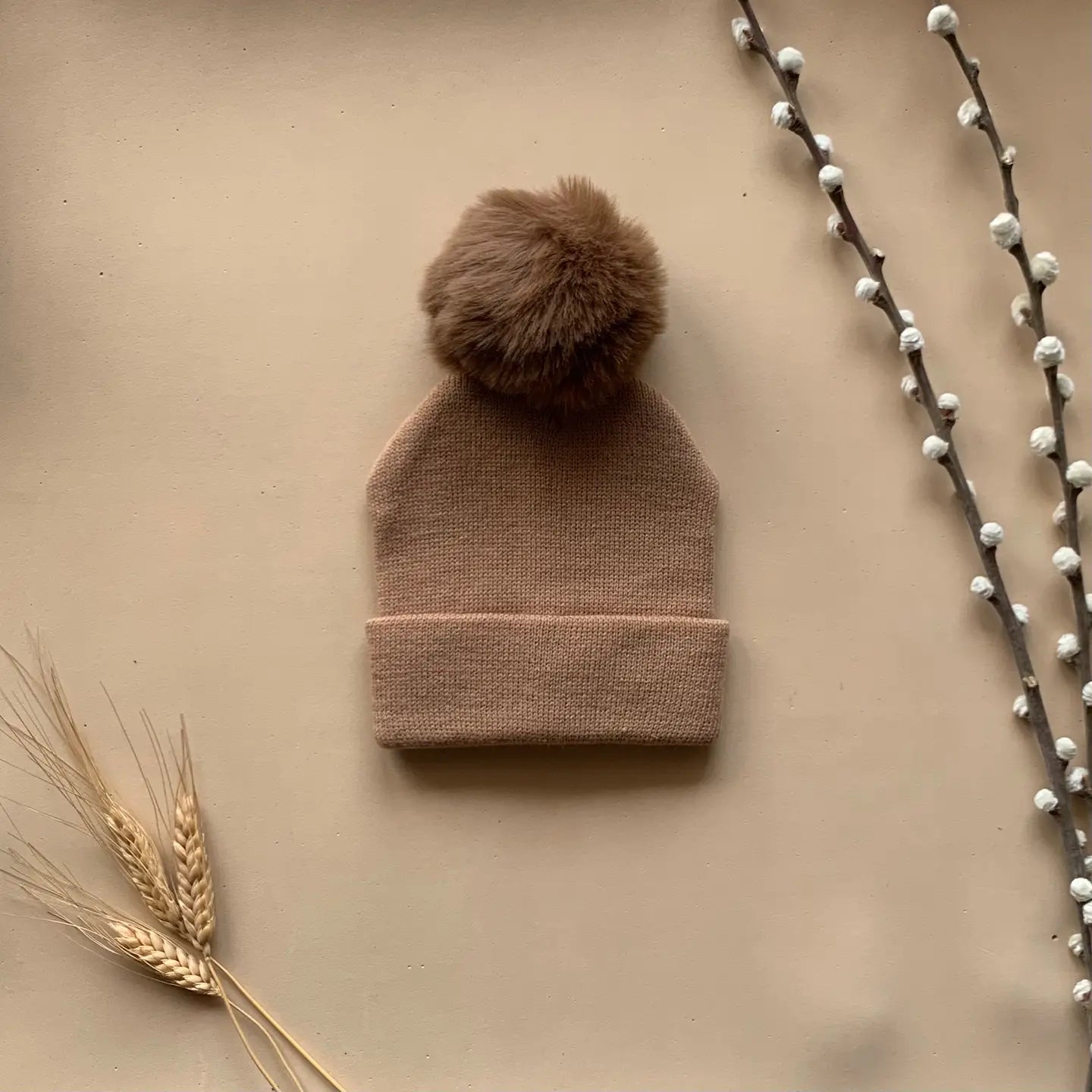 Pom-Pom Kid's Beanie
