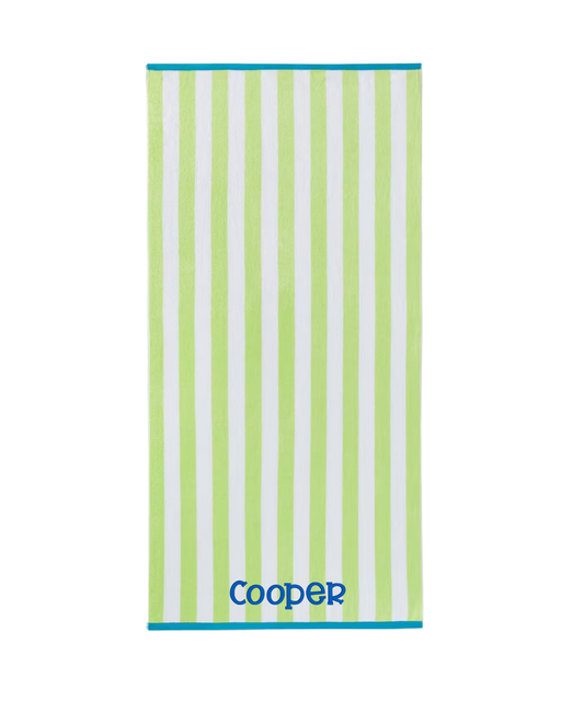Reversible Striped Beach Towel