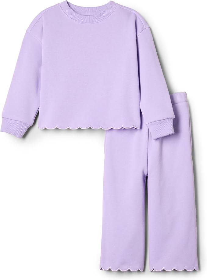 Scalloped Pants Set
