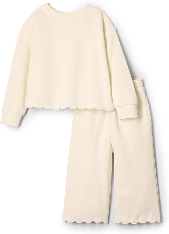 Scalloped Pants Set